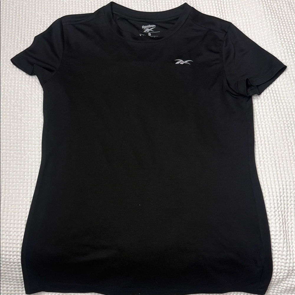 Reebok Women's Black Performance Crew Neck Tee - Small